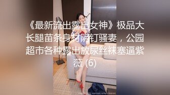 《最新流出露出女神》极品大长腿苗条身材阴钉骚妻，公园超市各种露出放尿丝袜塞逼紫薇 (6)