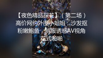 【夜色精品探花】（第二场）高价网约外围小姐姐，沙发抠粉嫩鲍鱼，制服诱惑AV视角花式啪啪