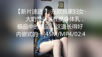 【新片速遞 】 东欧良家妇女··❤️ 大奶馒头逼在摸身体乳，极品中的极品，这逼长得好 内嵌式的！[45M/MP4/02:41]