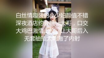 白丝情趣装的小少妇颜值不错深夜酒店约会榜一大哥，口交大鸡巴激情上位，让大哥后入无套抽插太刺激了内射