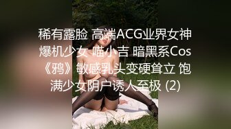 稀有露脸 高端ACG业界女神爆机少女 喵小吉 暗黑系Cos《鸦》敏感乳头变硬耸立 饱满少女阴户诱人至极 (2)